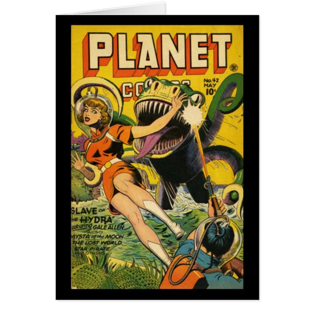 Cuadros de historietas de tarjetas Vintage (Frente)