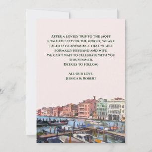 Cuadros de Invitaciones Bodas de Venecia, Italia