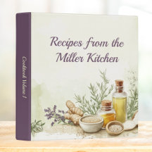 Cuadros de recetas familiares personalizadas de co