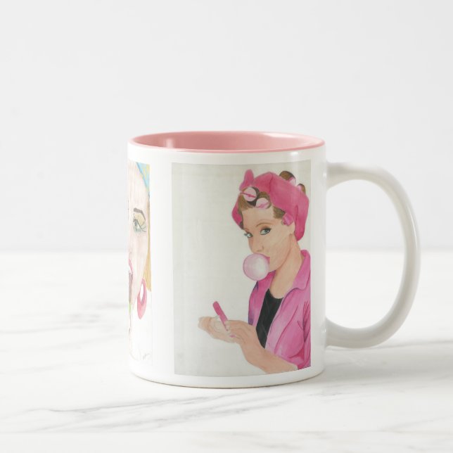 Cuadros del Art. 3 de la mano Copa Lady Coffee Mug (Derecha)