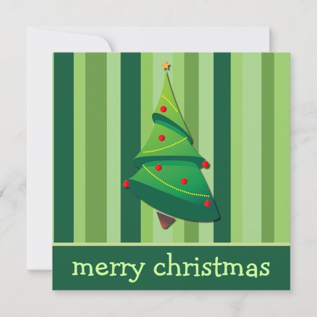 Cuadros planos de árboles de Navidad magníficos (Anverso)