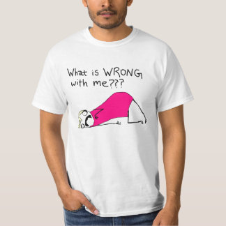 Cuál es incorrecto conmigo camiseta