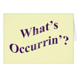 Cuál es Occurrin'?