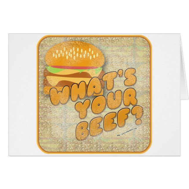 Cuál es su hamburguesa divertida de la carne de (Anverso (Horizontal))