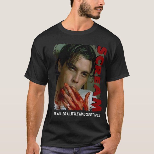 ¿Cuál es tu camiseta de cine aterradora favorita,  (Anverso)
