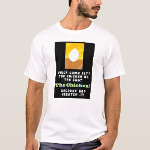 Cuál vino primero el pollo o la camiseta del huev