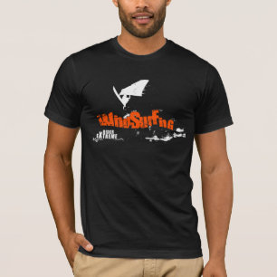 Cualquie camiseta windsurfing del color para los