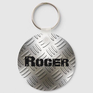 Cualquie nombre en llavero metalizado de la placa