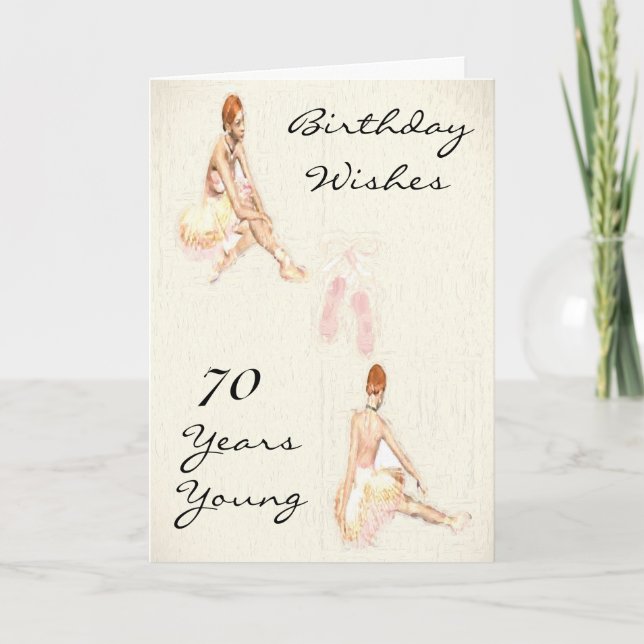 CUALQUIE TARJETA DE FELICITACIÓN DEL BALLET DE LA (Anverso)