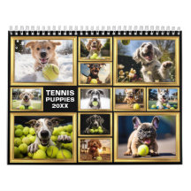 Cualquier año 🎾 calendario de tenis y 🐕 cachorro