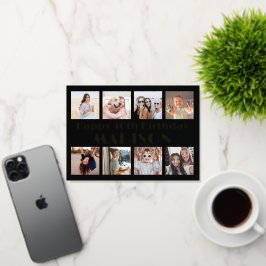 CUALQUIER año Feliz cumpleaños 8 Collage de fotos 