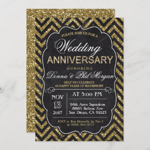 CUALQUIER AÑO - Invitación al aniversario del Boda