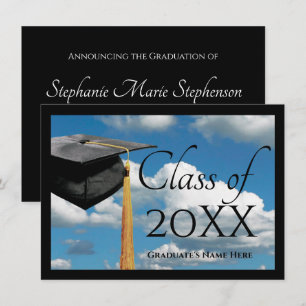 Cualquier año~ Invitación de graduación de Blue Sk