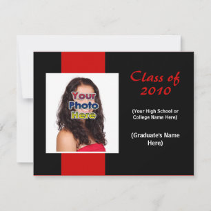 Cualquier año, simple Invitación de graduación en