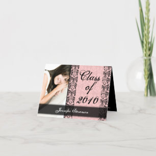CUALQUIER AÑO Tarjeta de Graduación Rosa Lacy