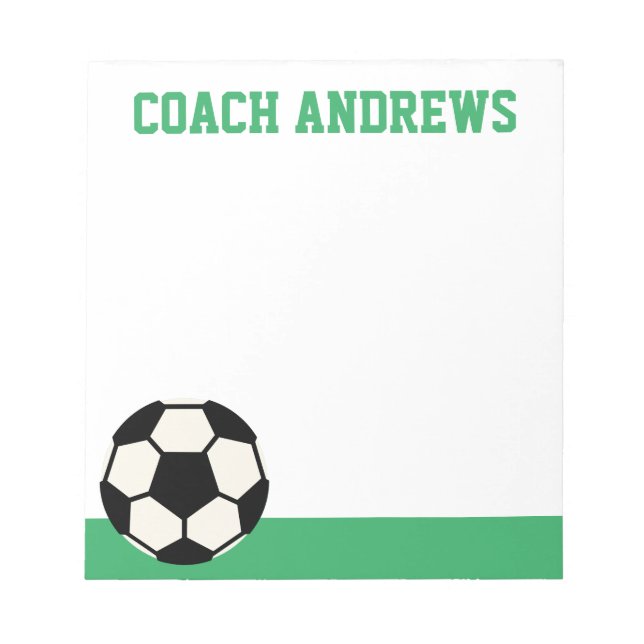 Cualquier Bloc de notas personalizado del fútbol d (Frente)