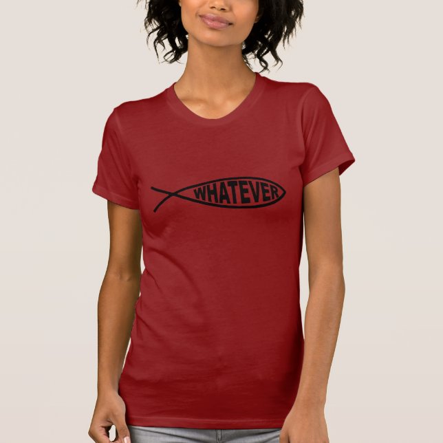 Cualquier camiseta de los pescados (Anverso)