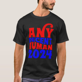 Cualquier camiseta decorosa de Human 2024