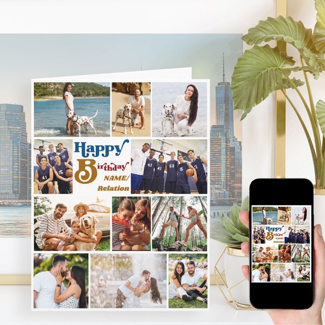 Cualquier Collage de fotos de edad 12 tarjeta de c (Subido por el creador)