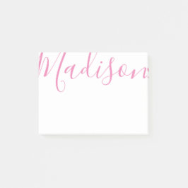 Cualquier color - Bloc de notas con el nombre del 