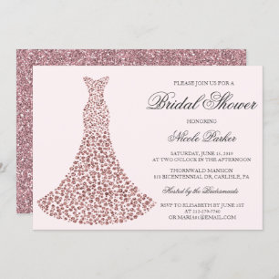 CUALQUIER COLOR - Invitación a ducha de novia con 