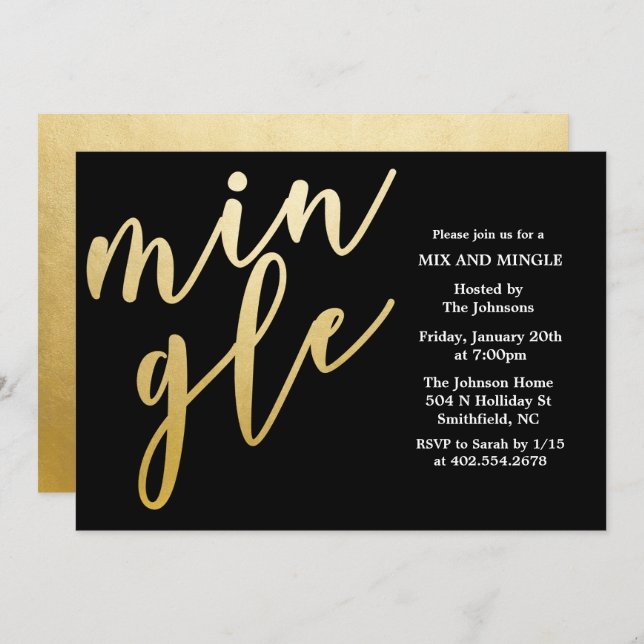 CUALQUIER COLOR - Invitación a una mezcla y a una  (Anverso / Reverso)