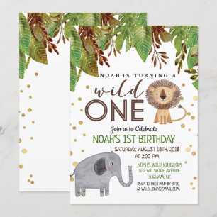 Cualquier color - Invitación de cumpleaños número
