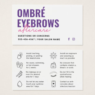 Cualquier color Ombre Polvo Brows Consejo de postc