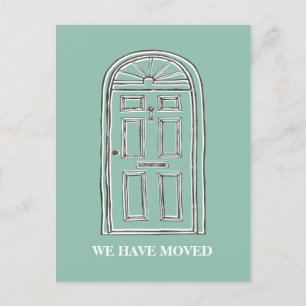 CUALQUIER COLOR - Postal de anuncio de puerta móvi