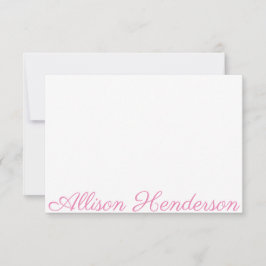 Cualquier color - Tarjetas de nota personalizadas 