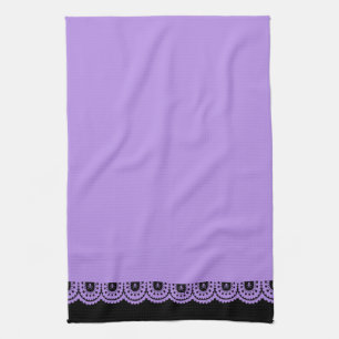 ¡CUALQUIER COLOR! Toalla de té de lace de cráneo