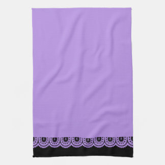 ¡CUALQUIER COLOR! Toalla de té de lace de cráneo