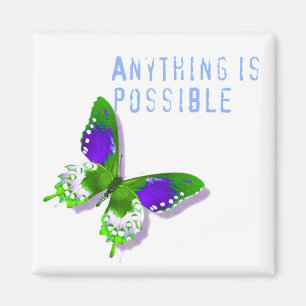 Cualquier cosa de mariposa es posible imán