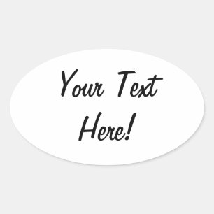 ¡CUALQUIER COSA Pegatinas Añade tu propio texto!