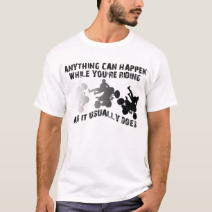 Cualquier cosa puede pasar Quad ATV Camiseta Diver