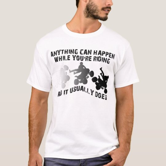 Cualquier cosa puede suceder camisa divertida del