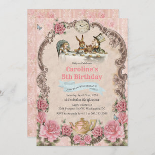 CUALQUIER EDAD - Alicia en la invitación al cumple