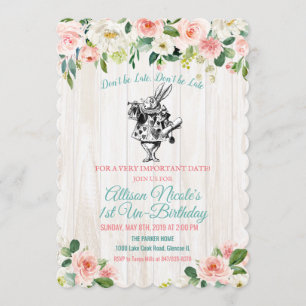 CUALQUIER EDAD - Alicia en la invitación al cumple