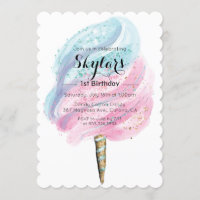 CUALQUIER EDAD / COLOR - Invitación de cumpleaños 