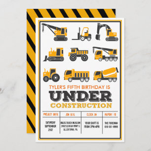 CUALQUIER EDAD - En construcción Invitación por cu