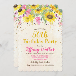 CUALQUIER EDAD - Invitación a la fiesta de cumplea
