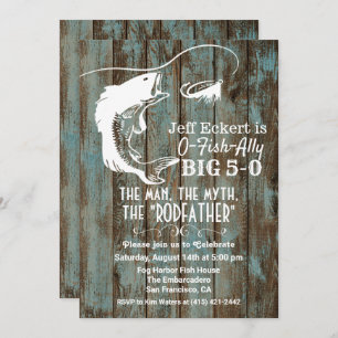 CUALQUIER EDAD - Invitación al cumpleaños de pesca