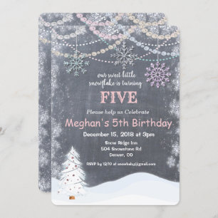 CUALQUIER EDAD - Invitación al cumpleaños de Snowf