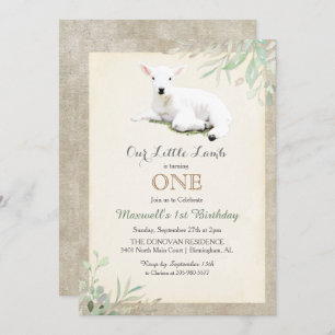 CUALQUIER EDAD - Invitación al cumpleaños del cord