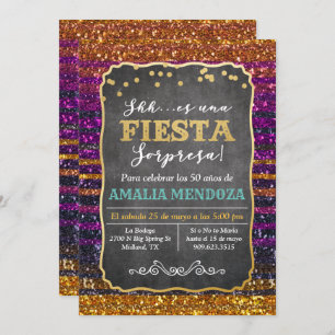 CUALQUIER EDAD - Invitación al cumpleaños sorpresa