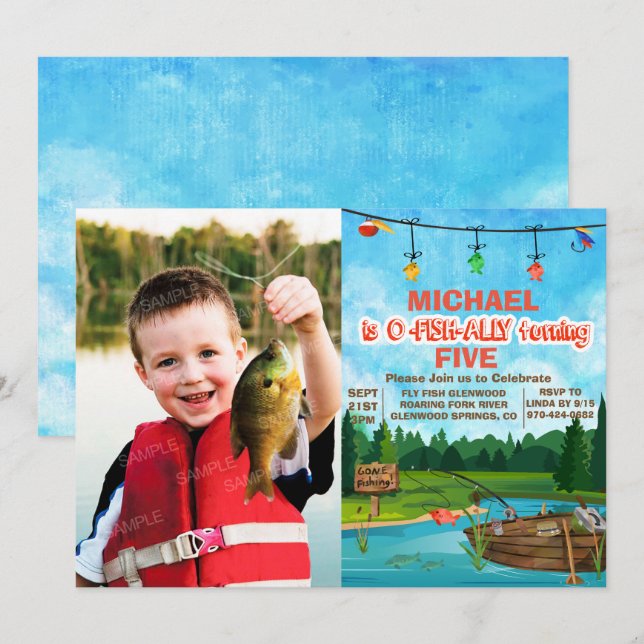 CUALQUIER EDAD - Invitación de cumpleaños a la pes (Anverso / Reverso)