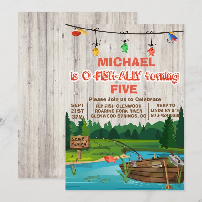 CUALQUIER EDAD - Invitación de cumpleaños a la pes (Anverso / Reverso)