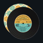 CUALQUIER EDAD - Invitación de cumpleaños a regist<br><div class="desc">Invitación de cumpleaños a registro de vinilo retro</div>