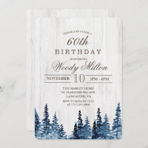 CUALQUIER EDAD - Invitación de cumpleaños a un bos