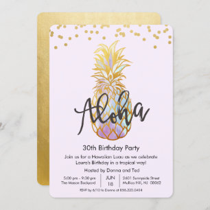 CUALQUIER EDAD - Invitación del partido Aloha Luau